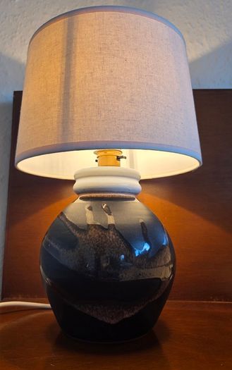 Handmade Pottery Bedside Lamps (Louis Mulcahy)