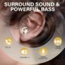 Doubc S29 Mini Bluetooth 5.4 Headphones, In-Ear, Wireless Sleep Headphones with 25 Hours of Battery Life, Soft Earbuds, Gentle Sound, Comfortable Fit Without Pressure, Beige Image 4