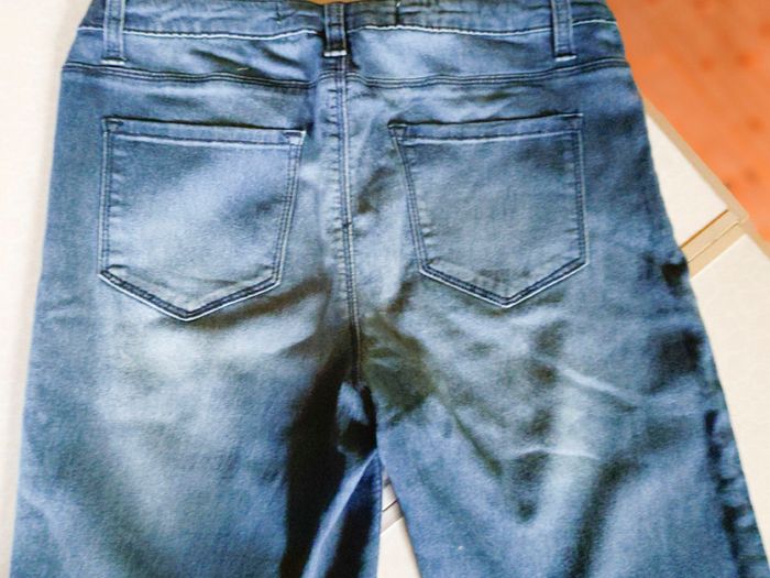Pair Of Ladies Blue Jeans (size 12 Uk) Used.