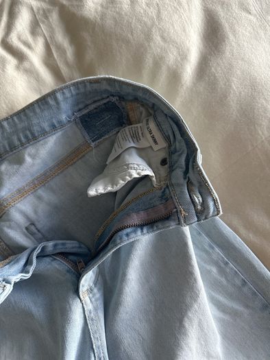 Paige distressed skinny jeans