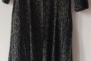 Zara animal print long dress
