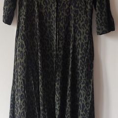Zara animal print long dress