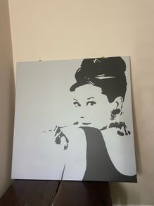 Audrey Hepburn canvas