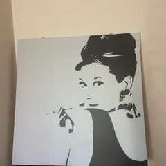 Audrey Hepburn canvas