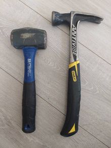 Stanley fatmax hammer and small lump hammer