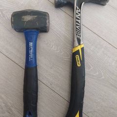 Stanley fatmax hammer and small lump hammer