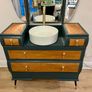 A Striking, Bespoke Bathroom Vanity Image 4