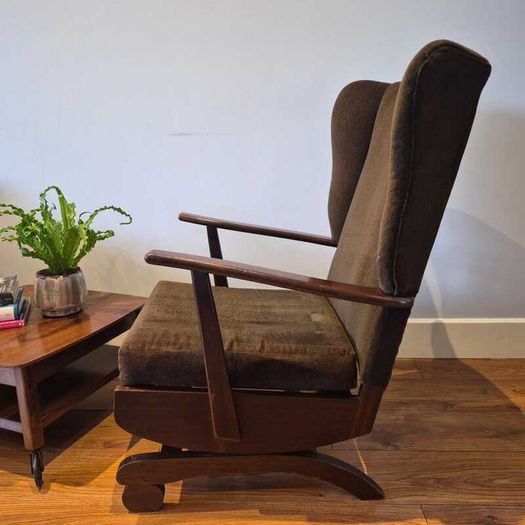 Vintage 1960s Mid-Century Mid-Century Platform Rocker
