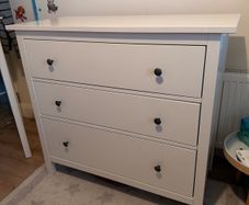 IKEA HEMNES 3 Drawer Chest White