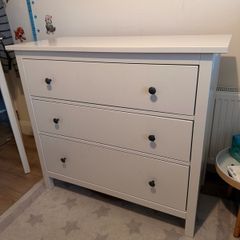 IKEA HEMNES 3 Drawer Chest White