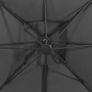 Cantilever Umbrella with Double Top 300x300 cm Anthracite Image 4