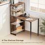 Folding Work Table With Shelf Image 5