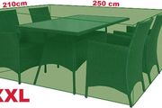 _Protective Cover and Tarpaulin for Garden Furniture Cover 250 cm x 210 cm x 90 cm Rectangular Furniture and Garden Table Furniture Set