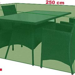 _Protective Cover and Tarpaulin for Garden Furniture Cover 250 cm x 210 cm x 90 cm Rectangular Furniture and Garden Table Furniture Set