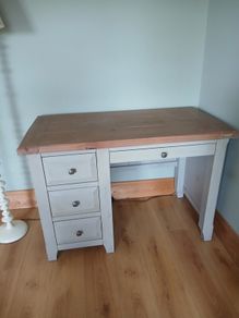 Solid Oak Desk/Dressing Table