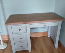 Solid Oak Desk/Dressing Table