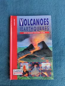 VOLCANOES AND EARTHQUAKES with foldout volcanic scene