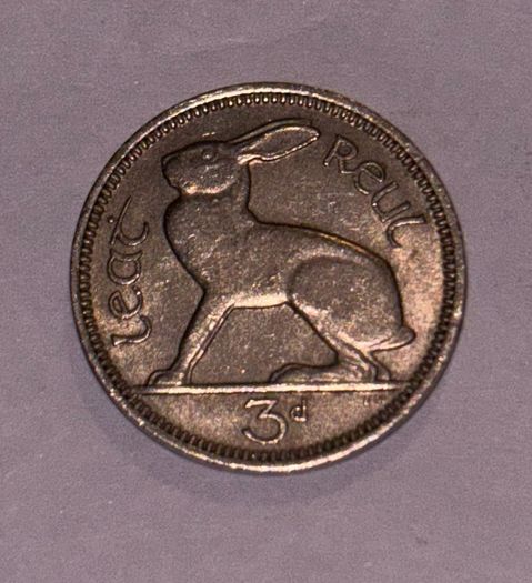 150 Irish Leat Reul Threepence Coins Pre Decimal Irish Coins