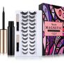 [12 Pairs] Magnetic Eyelashes and Magnetic Eyeliner Kit, Upgraded 3D Reusable Magnetic False Lashes Natural Look with 2 Liquid Eyeliner Waterproof and Applicator, No Glue Needed Image 7