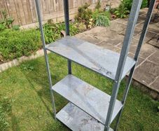 Steel shelves