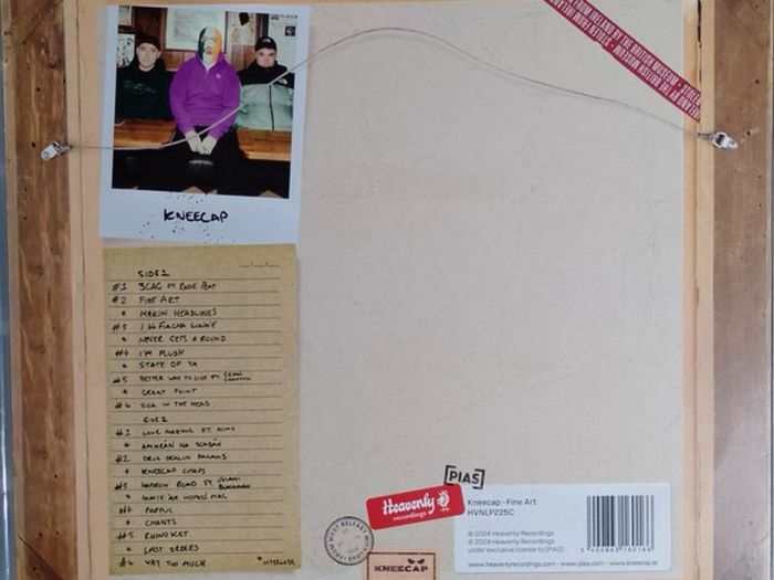 Tri-Colour Vinyl Record KNEECAP - "Fine Art"