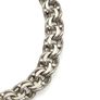 Vintage Double Rolo Interlocking Rings 800 Silver Bracelet Image 5