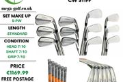 Titleist T150 2025 Irons / 5-Pw / Aerotech Steelfiber i80 CW Stiff