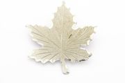 Maple Leaf Sterling Silver Brooch