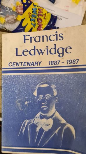 Francis Ledwidge Centenary 1887-1987. Booklet In Good Condition.