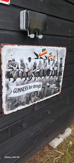 large Guinness  metal sign