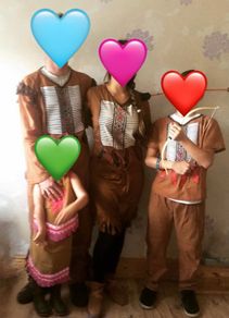 Indian family fancy dress outfits
