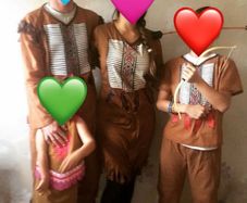 Indian family fancy dress outfits