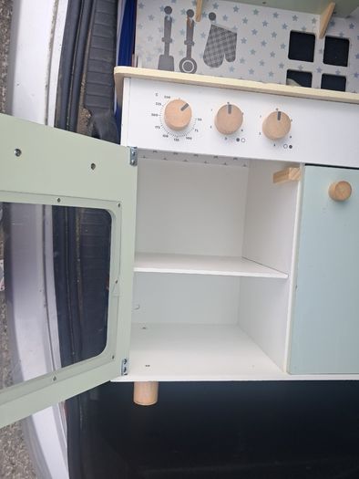 Wooden play kitchen