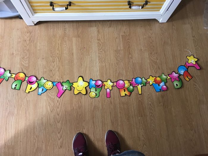 Lot birthday banners