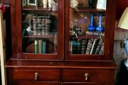 Antique mahogany bookcase