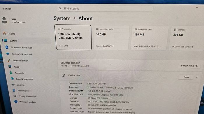 Hp Pro Sff 400 G9