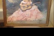 Antique Picture- La Guitarista