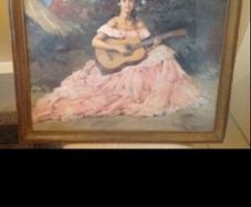 Antique Picture- La Guitarista