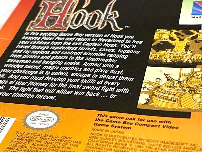 Hook for Nintendo Game Boy - Boxed