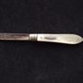 Antique Sheffield .925 Silver - Mother of Pearl  Fruit-knife - 1911 Image 3