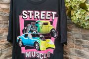 Vintage 90s Muscle Car T-shirt  Single Stitch T-shirt  Awesome 90s print  Size 2XL
