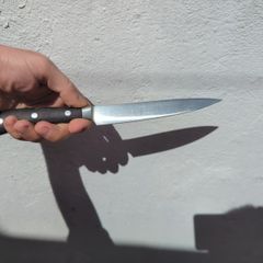 Wusthof Ikon Carving Knife, with African black wood handle (blade, 16 cm - 6, 1/2 inches)
