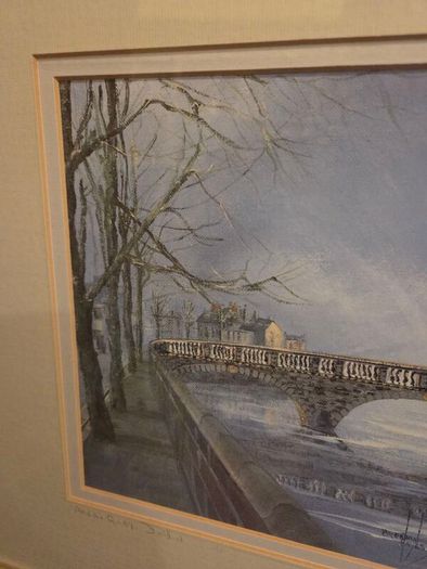 Brendan Hayes "Arran Quay Dublin" signed Lithograph