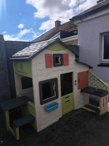 kids playhouse smoby, house garden