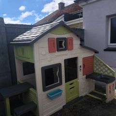 kids playhouse smoby, house garden