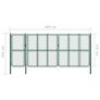 Garden Gate Steel 175x495 cm Green Image 5