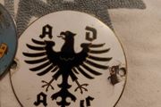 Vintage car badges