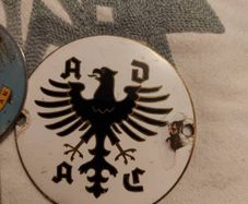 Vintage car badges
