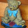Vintage Cast Iron Teddy Doorstop Wright Studio's Image 3