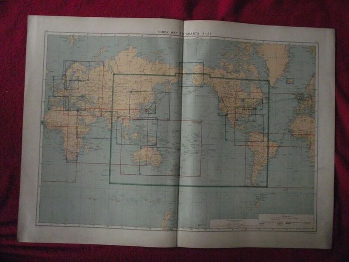 30 X Maps & Charts from Philip's Mercantile Marine Atlas of the World - Fourth Edition 1913